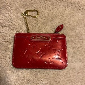 Louis Vuitton red card wallet everything works as it should vernis wallet